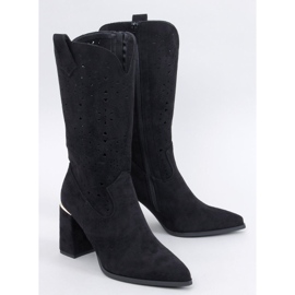 Strokes Bottines à talons ajourées noires le noir 3