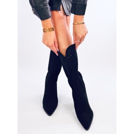 Strokes Bottines à talons ajourées noires le noir 5