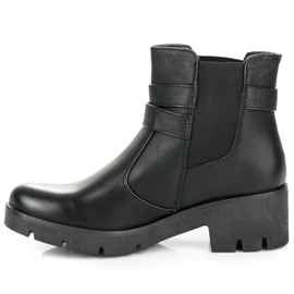 Abloom Bottines Chelsea à boucles le noir 5