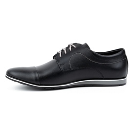 Olivier Chaussures en cuir élégantes pour hommes 276LU, noir le noir 1 Olivier Chaussures en cuir élégantes pour hommes 276LU, noir le noir 1