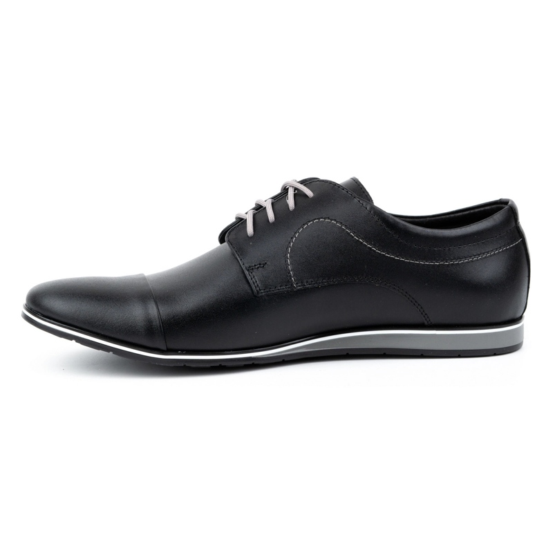 Olivier Chaussures en cuir élégantes pour hommes 276LU, noir le noir 1