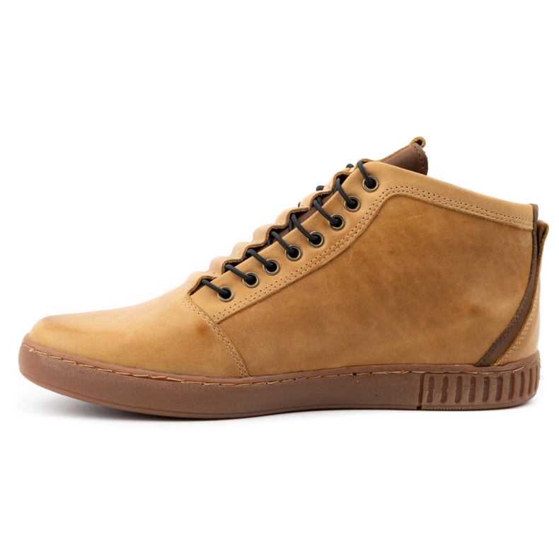 Polbut Bottines isolées en cuir pour hommes 2122 marron brun 1 Polbut Bottines isolées en cuir pour hommes 2122 marron brun 1