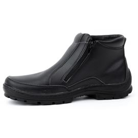 Olivier Bottines Chelsea hiver homme 990CU Noir 1