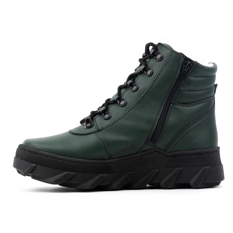 WASAK Bottes de neige d'hiver en cuir pour femme 0697W vert 1