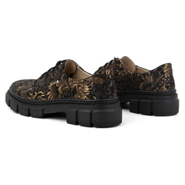 Olivier Chaussures en cuir pour femmes à semelle épaisse, fleurs, 1 134 PLN multicolore 15