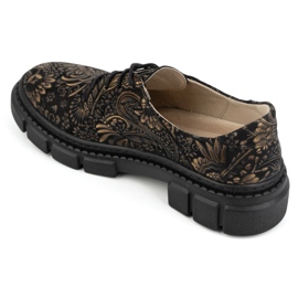 Olivier Chaussures en cuir pour femmes à semelle épaisse, fleurs, 1 134 PLN multicolore 16