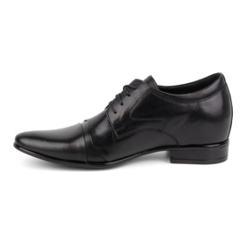 Olivier Chaussures formelles élégantes en cuir pour hommes P12, noir 1