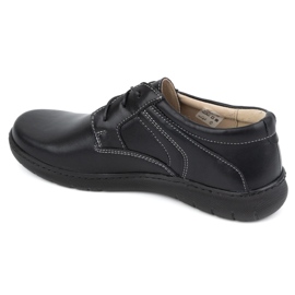 Olivier Chaussures en cuir pour femmes 0819 noires 1
