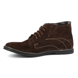 Olivier Bottines Chelsea à lacets homme 307lu marron brun 1