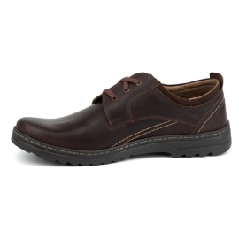 Olivier Chaussures à lacets décontractées en cuir pour hommes 309GT marron brun 1 Olivier Chaussures à lacets décontractées en cuir pour hommes 309GT marron brun 1