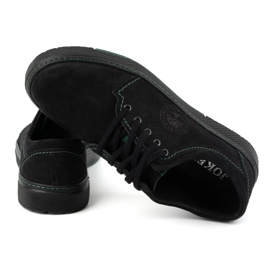 Joker Chaussures décontractées en cuir pour hommes 894J Noir le noir 7