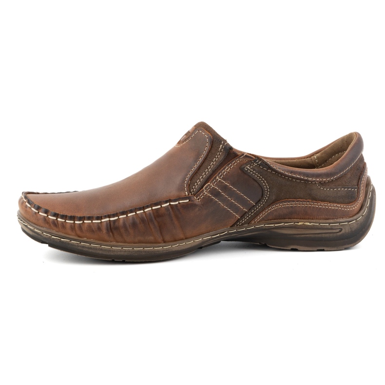 KOMODO Chaussures homme, mocassins en cuir 627K, marron brun 1 KOMODO Chaussures homme, mocassins en cuir 627K, marron brun 1