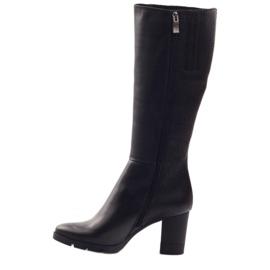 Bottines noires chics Marco 737 le noir 2