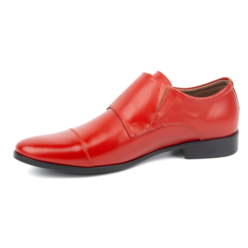 Olivier Chaussures habillées en cuir Monki 306LU rouge 1