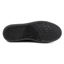 Baskets en cuir pour hommes POLBUT 2127 noir le noir 6