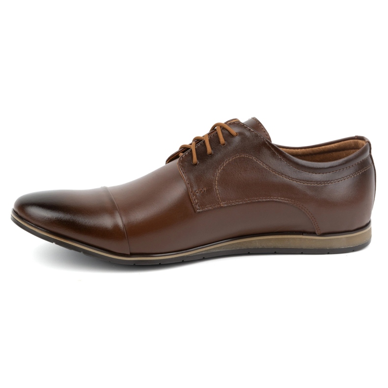 Olivier Chaussures en cuir élégantes pour hommes 276LU marron brun 1 Olivier Chaussures en cuir élégantes pour hommes 276LU marron brun 1