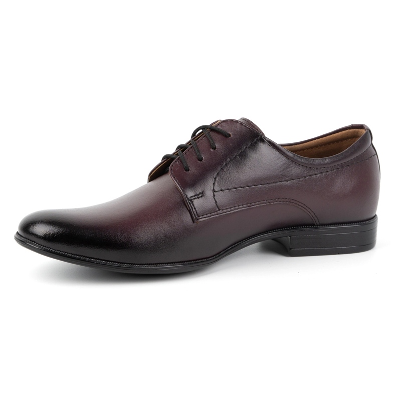 Olivier Chaussures habillées en cuir pour hommes 292lu bordeaux rouge 1