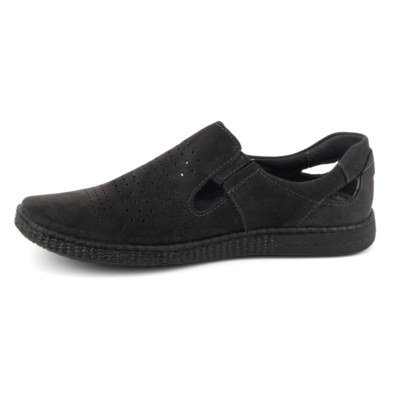 KOMODO Mocassin homme en cuir 864 Noir le noir 2