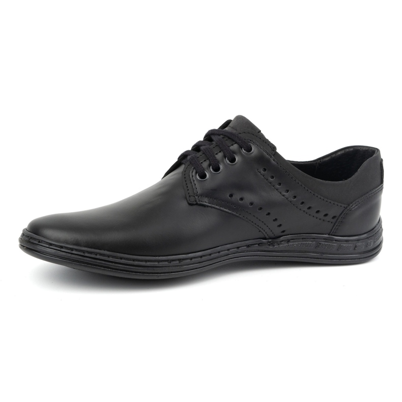 Polbut Chaussures décontractées pour hommes 402 noires Hd 1