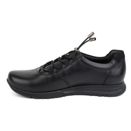 Kampol Chaussures en cuir pour hommes 25/5 noires le noir 1 Kampol Chaussures en cuir pour hommes 25/5 noires le noir 1