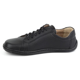 Olivier Chaussures minimalistes en cuir pieds nus pour femmes modèle 1243 noir le noir 2
