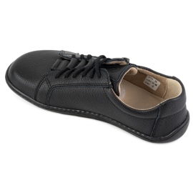 Olivier Chaussures minimalistes en cuir pieds nus pour femmes 1242 noir le noir 1