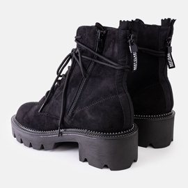 Bottes Handa isolées noires le noir 1