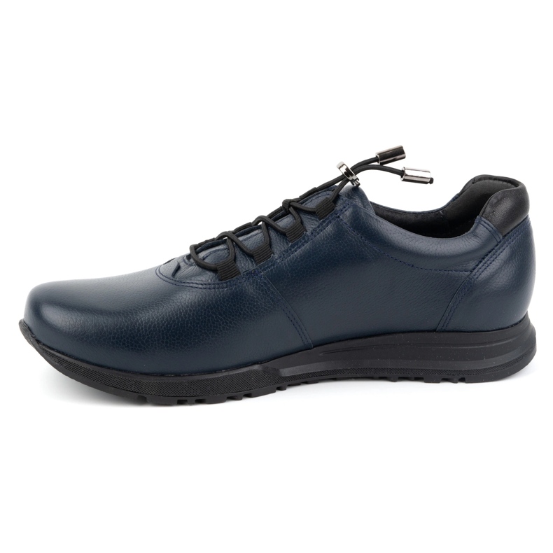 Chaussures cuir homme KAMPOL 25/63 bleu marine 1 Chaussures cuir homme KAMPOL 25/63 bleu marine 1