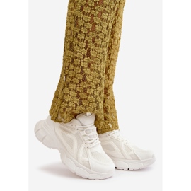 Baskets Femme Chaussures De Sport Blanc Timoci 1