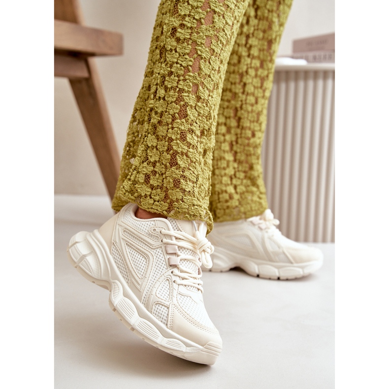 Baskets De Sport Femme Beige Timoci 2