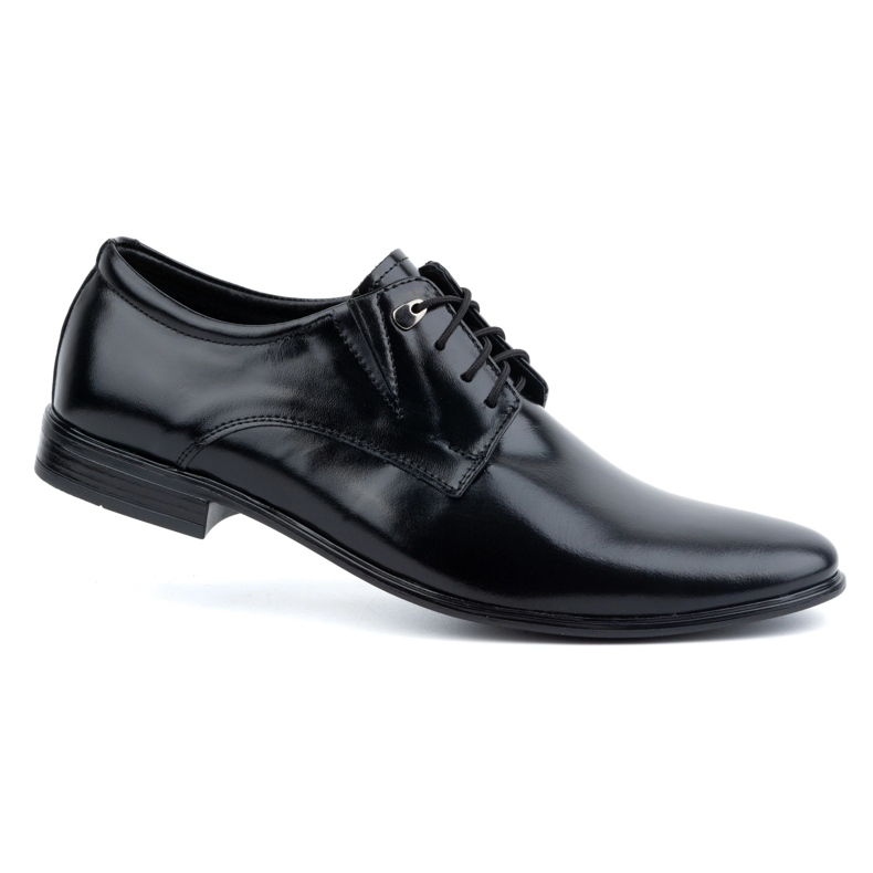 Olivier Chaussures à lacets en cuir pour hommes, élégantes 304LU, noires le noir 1 Olivier Chaussures à lacets en cuir pour hommes, élégantes 304LU, noires le noir 1