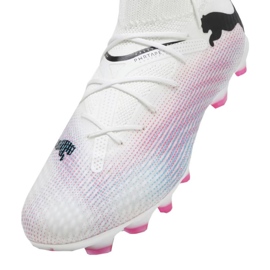 Chaussures de football Puma Future 7 Pro FG/AG 107707 01 blanche 3
