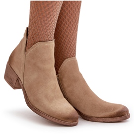 Zazoo 60475 talons en daim isolés beige 10