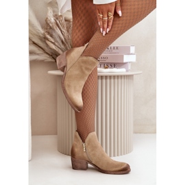 Zazoo 60475 talons en daim isolés beige 6