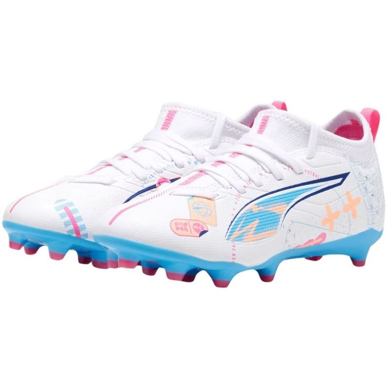 Chaussures de football Puma Ultra 5 Match Vol. blanche 2