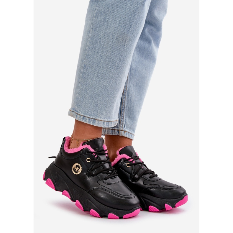 Chaussures De Sport Isolées À Lacets Pour Femmes Sur Plateforme Noir Blanc le noir 1 Chaussures De Sport Isolées À Lacets Pour Femmes Sur Plateforme Noir Blanc le noir 1