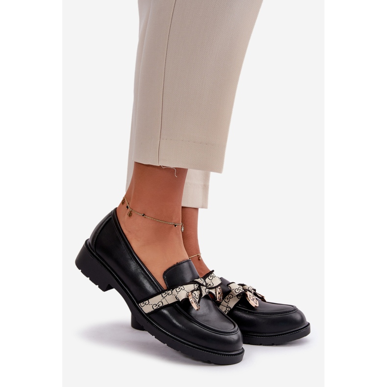 Chaussures Cuir Femme Mocassins Noir S.Barski HY330 1