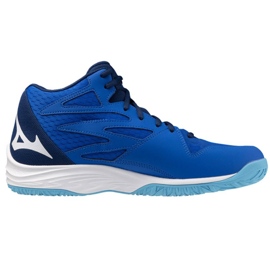 Chaussures de volley-ball Mizuno Thunder Blade Z Mid M V1GA237501 bleu 1