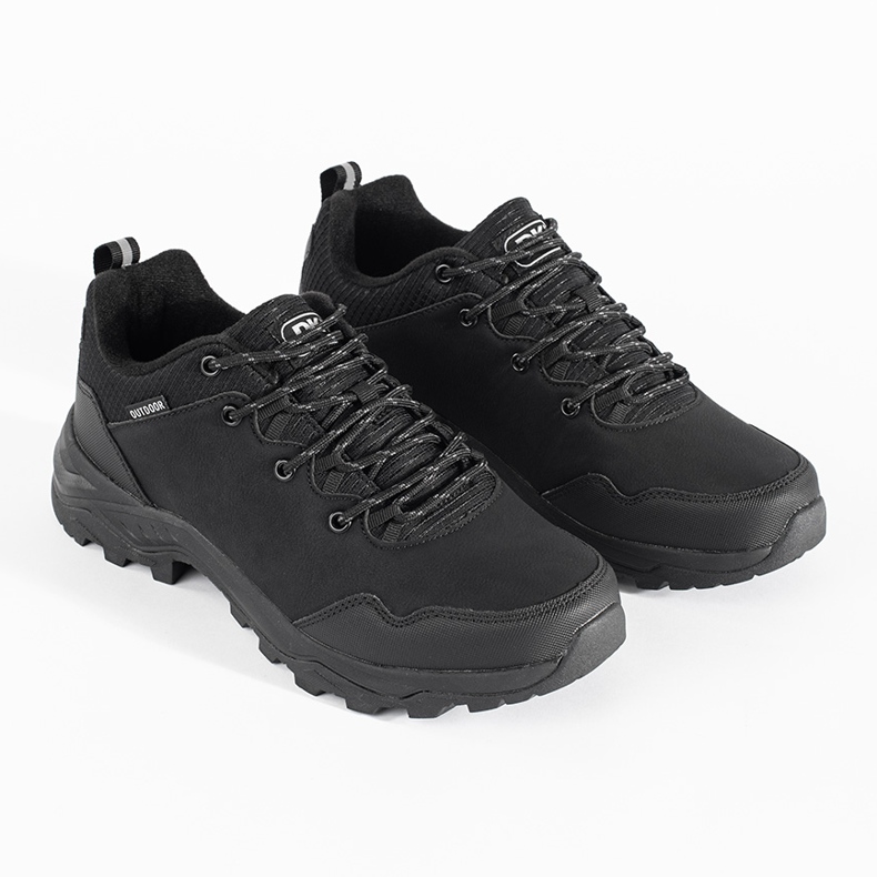 DK Chaussures de trekking noires pour hommes 1