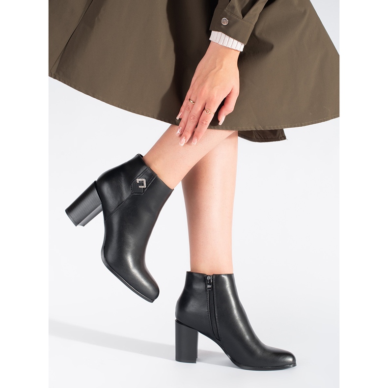 Bottines noires pour femmes de Sergio Leone le noir 1