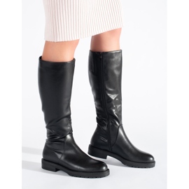 Bottes noires pour femmes de Sergio Leone le noir 2