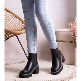 Bottines noires de Lidea le noir 1