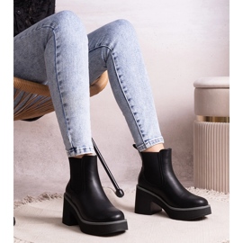 Bottines noires de Lidea le noir 2