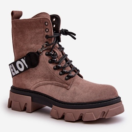 Bottes Hautes En Daim Avec Isolation Marron Clair Danity brun 8