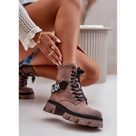 Bottes Hautes En Daim Avec Isolation Marron Clair Danity brun 7