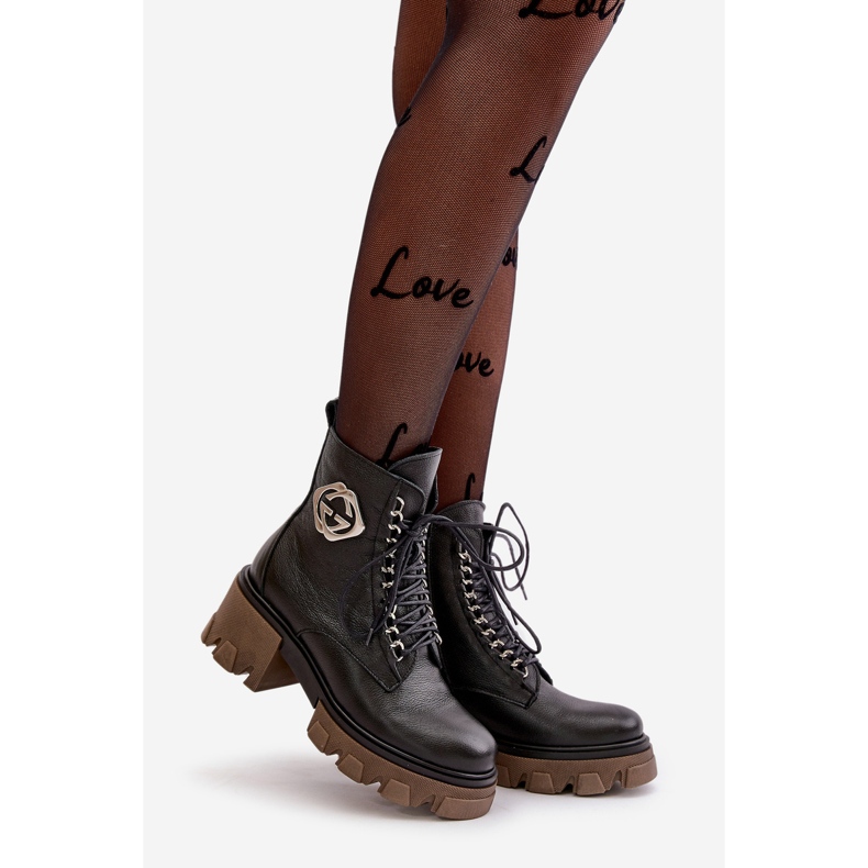 Zazoo 60376 Bottes zippées isolées en cuir, noir le noir 1