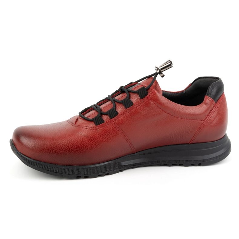 Chaussures en cuir pour hommes KAMPOL 25/39 rouge 1 Chaussures en cuir pour hommes KAMPOL 25/39 rouge 1