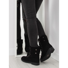 Bottes de travail noires à lacets 8901 Black le noir 2