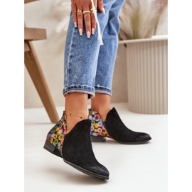 Maciejka Bottines En Cuir Avec Découpes 04091-77 Noir 2