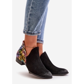 Maciejka Bottines En Cuir Avec Découpes 04091-77 Noir le noir 1